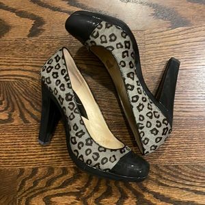 Leopard print Michael Michael kors high heel size 10